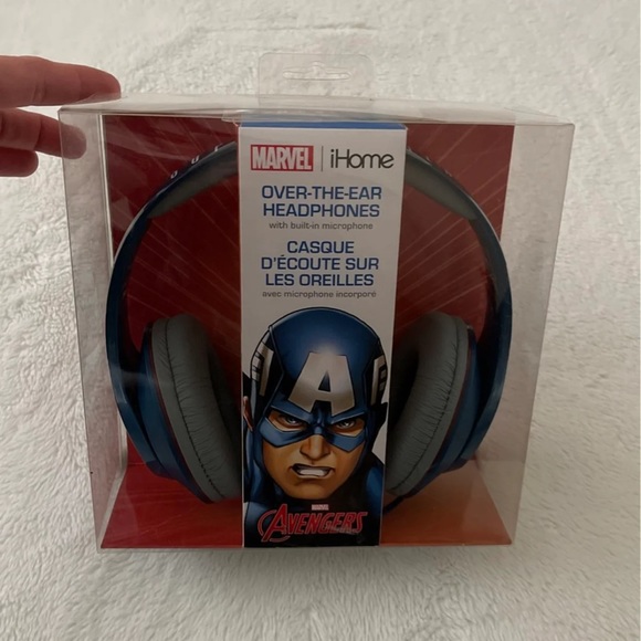 iHome Captain America Kids Noise-Canceling Over Ear Headphones - Picture 11 of 12